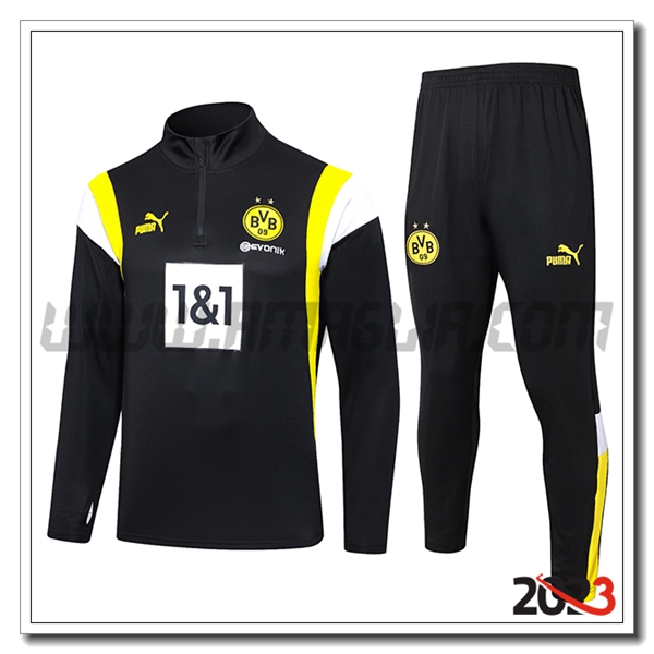 Tuta Allenamento Dortmund Nero 2023 2024 -04