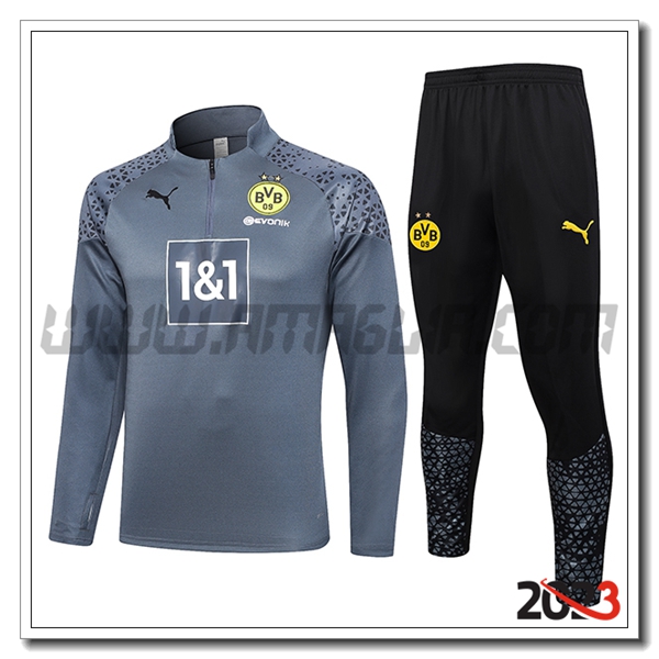 Tuta Allenamento Dortmund Grigio 2023 2024
