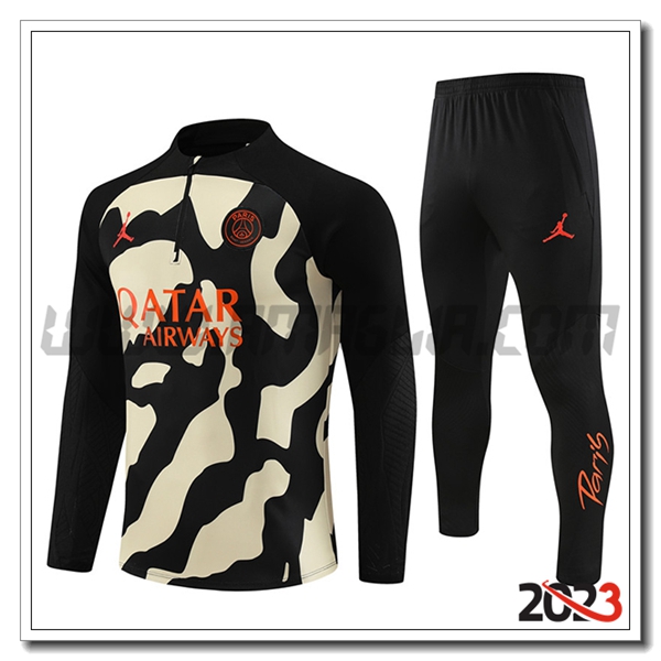 Tuta Allenamento PSG Giallo/Nero 2023 2024