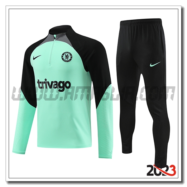 Tuta Allenamento FC Chelsea Verde 2023 2024