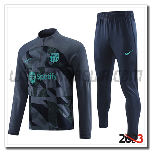 Tuta Allenamento FC Barcellona Grigio 2023 2024