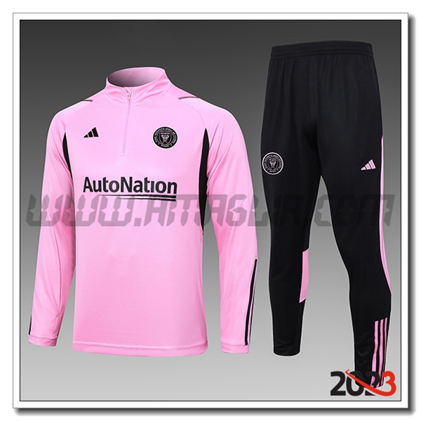 Tuta Allenamento Inter Miami CF Bambino Rosa 2023 2024