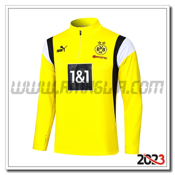 Felpa Allenamento Dortmund Giallo 2023 2024 -02