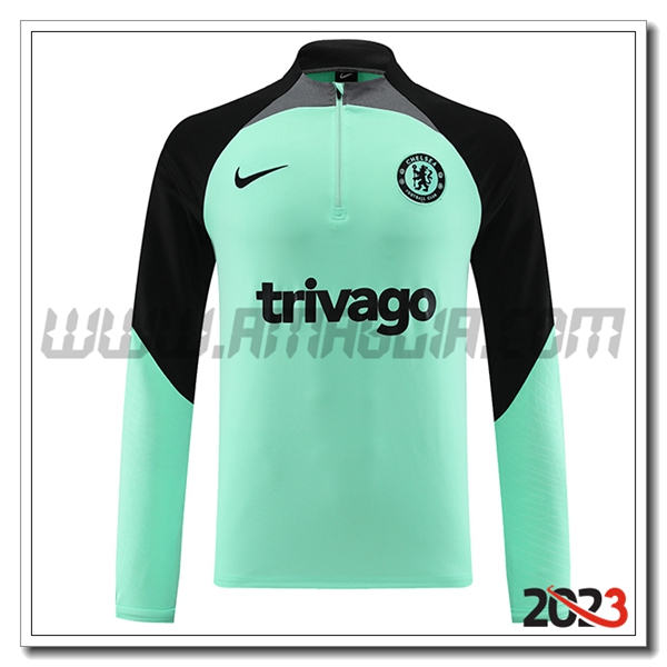 Felpa Allenamento FC Chelsea Verde 2023 2024
