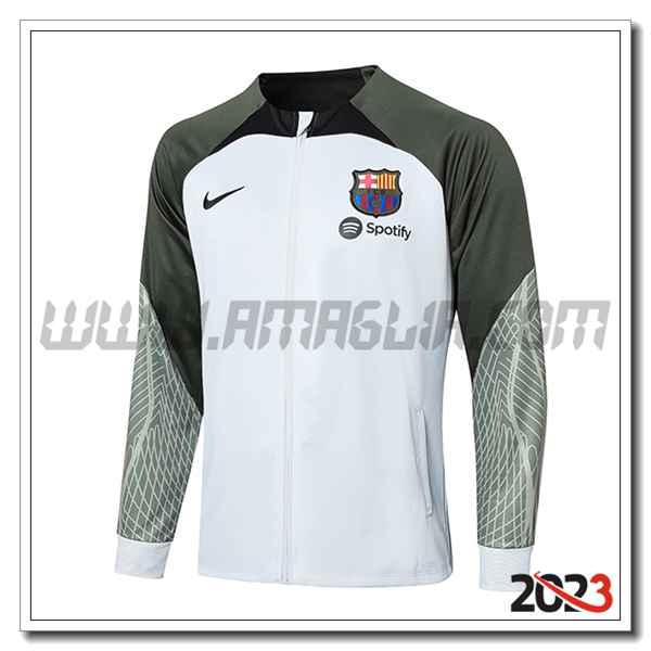 Giacca Calcio FC Barcellona Verde 2023 2024 -02