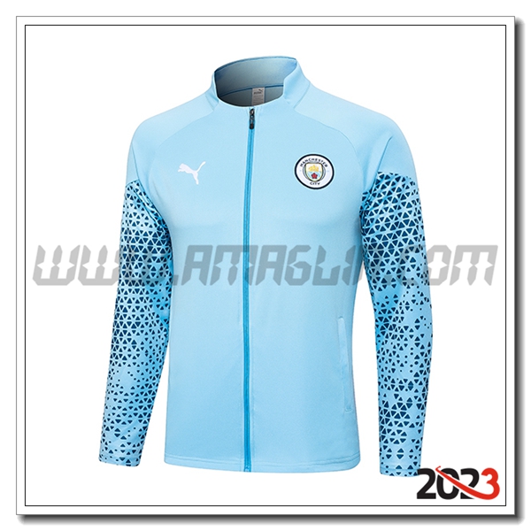 Giacca Calcio Manchester City Azzurro 2023 2024