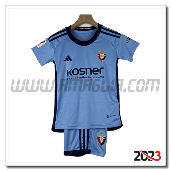 Kit Maglia Atletico Osasuna Bambino Seconda 2023 2024