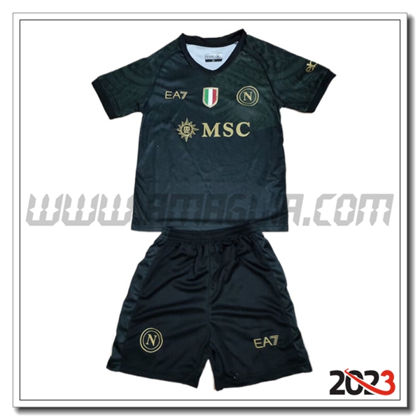 Kit Maglia SSC Napoli Bambino Terza 2023 2024