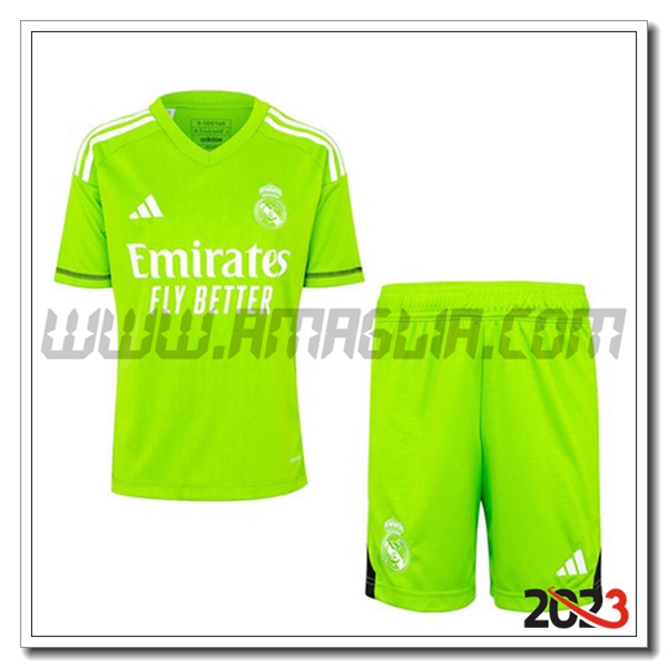 Kit Maglia Portiere Real Madrid Bambino 2023 2024