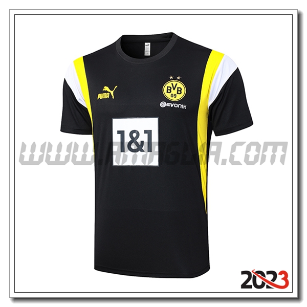 T Shirt Allenamento Dortmund Nero 2023 2024 -04