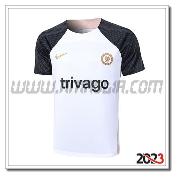 T Shirt Allenamento FC Chelsea Bianco 2023 2024 -03