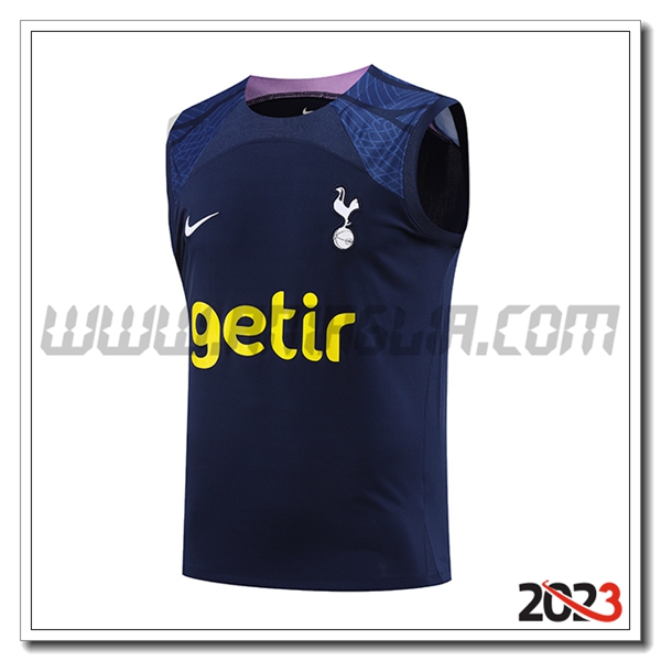 Canotta Allenamento Tottenham Hotspur blu marina 2023 2024 -02