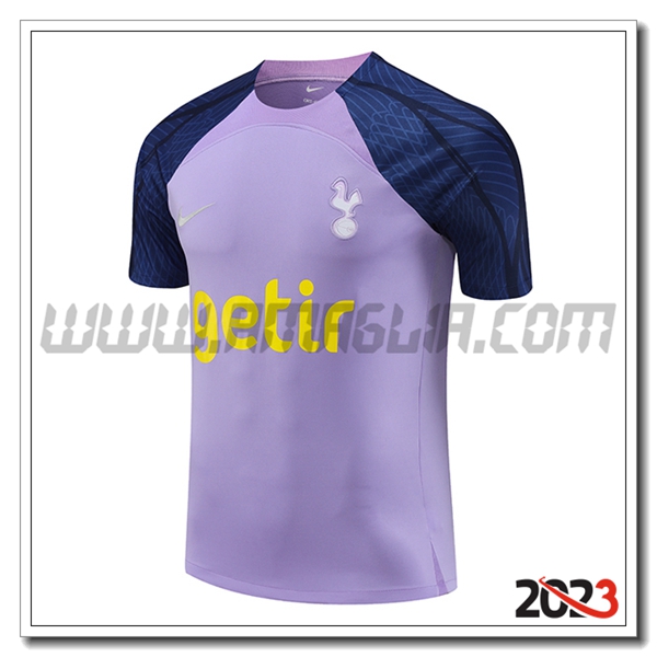 T Shirt Allenamento Tottenham Hotspur viola 2023 2024 -02