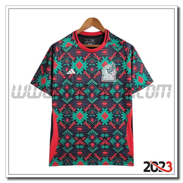 T Shirt Allenamento Messico Rosso/Verde 2023 2024