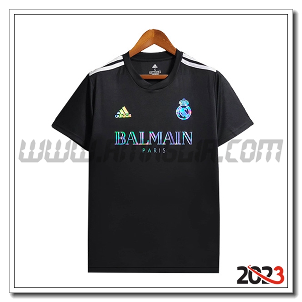 T Shirt Allenamento Real Madrid Nero 2023 2024 -04