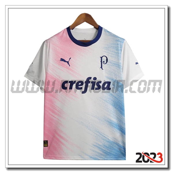 T Shirt Allenamento Palmeiras Bianco 2023 2024 -04