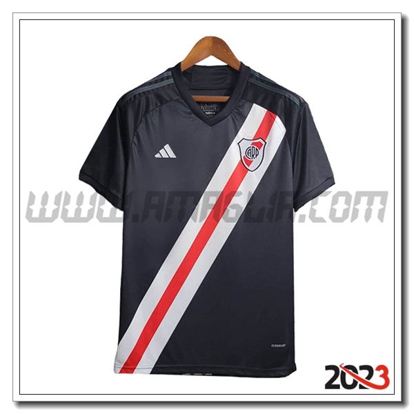 T Shirt Allenamento Riverbed Nero 2023 2024