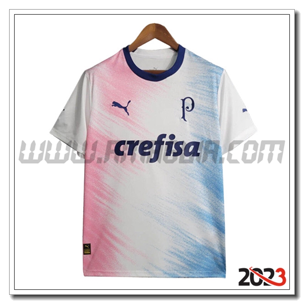 T Shirt Allenamento Palmeiras Bianco 2023 2024 -03