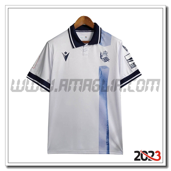 T Shirt Allenamento Real Sociedad Bianco 2023 2024