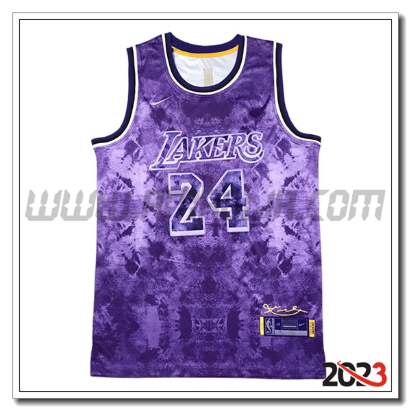 Maglia Los Angeles Lakers (BRYANT #24) 2023/24 viola