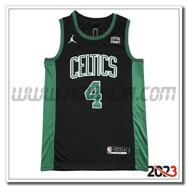 Maglia Boston Celtics (HOLIDAY #4) 2023/24 Nero/Verde