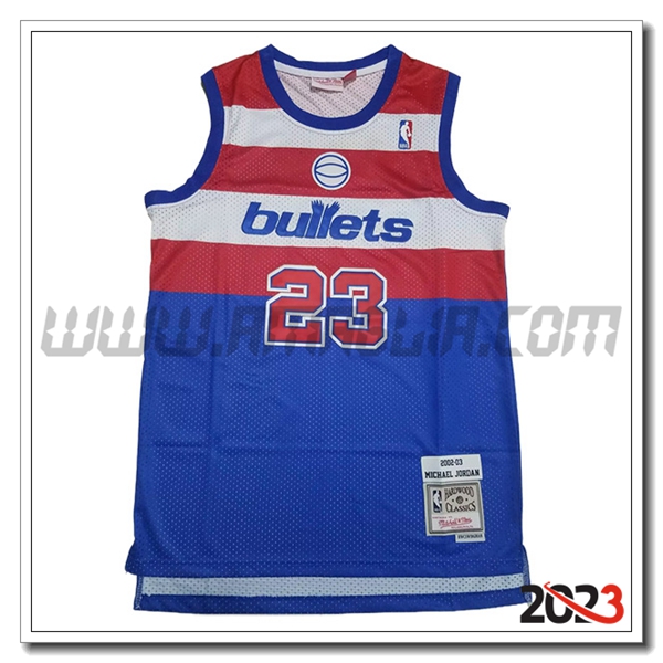 Maglia Washington Wizards (JORDAN #23) 2023/24 Blu
