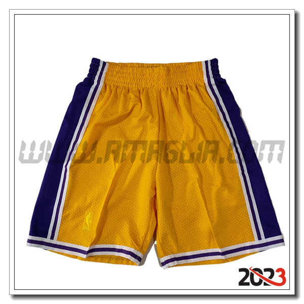 Pantalonicinis NBA Los Angeles Lakers 2023/24 viola/Giallo