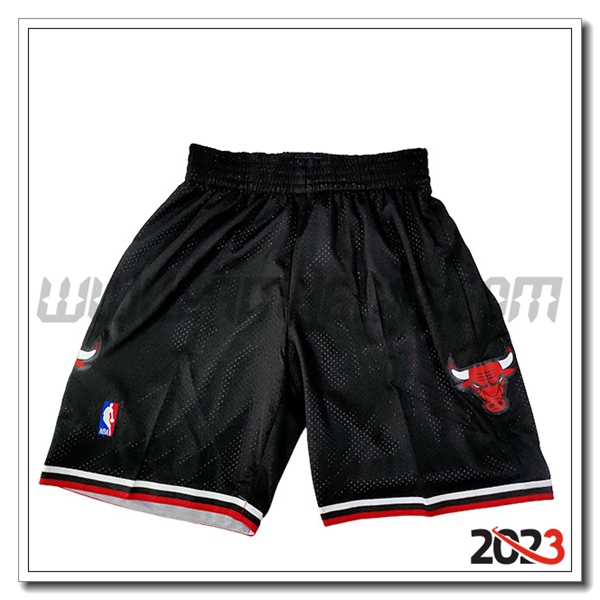Pantalonicinis NBA Chicago Bulls 2023/24 Nero -02