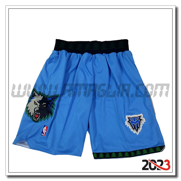Pantalonicinis NBA Minnesota Timberwolves 2023/24 Blu