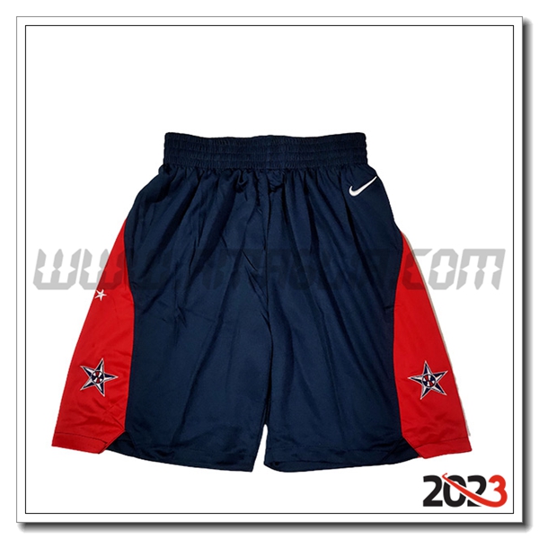 Pantalonicinis NBA USA 2023/24 Nero/Rosso