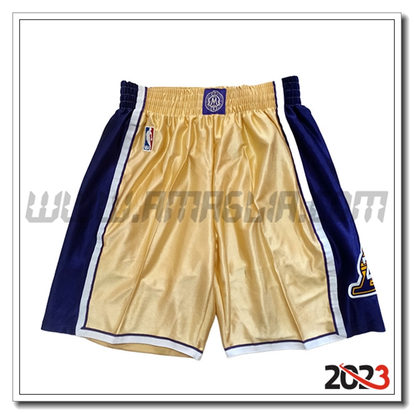 Pantalonicinis NBA Los Angeles Lakers 2023/24 Giallo/Blu -05