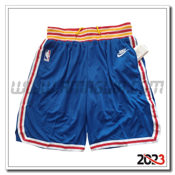 Pantalonicinis NBA Golden State Warriors 2023/24 Blu