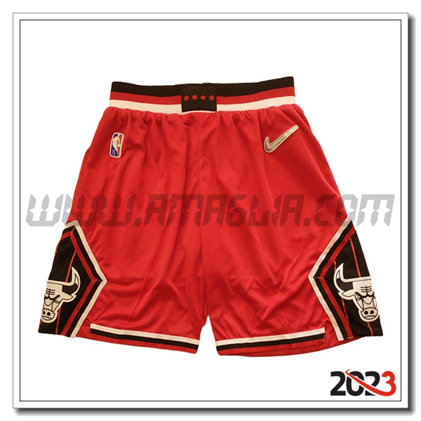Pantalonicinis Chicago Bulls 2023/24 Rosso
