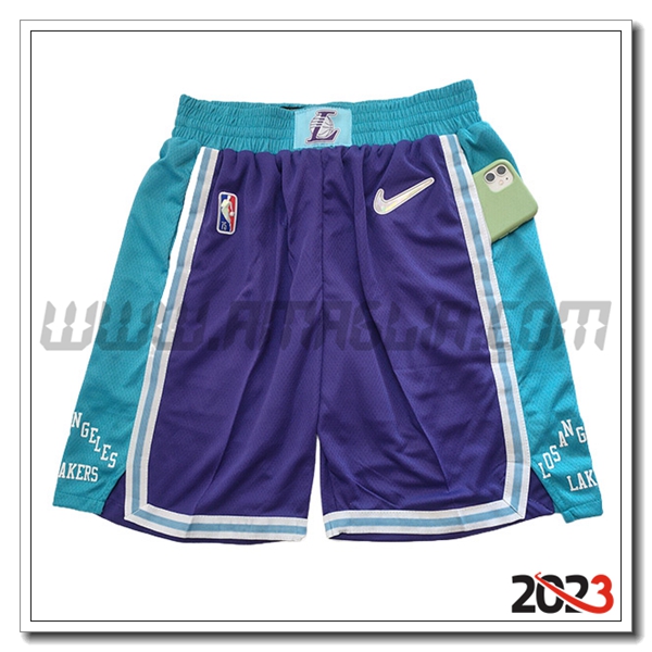 Pantalonicinis NBA Los Angeles Lakers 2023/24 Blu/viola