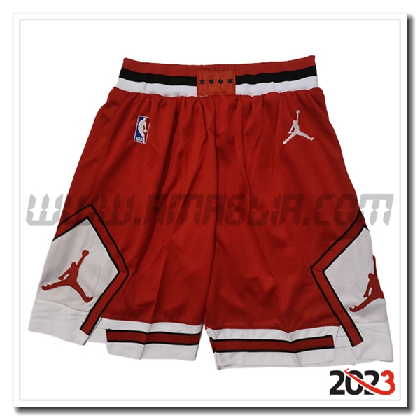 Pantalonicinis NBA Chicago Bulls 2023/24 Rosso