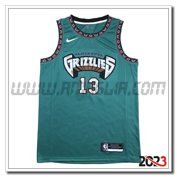 Maglia Memphis Grizzlies (JACKSON JR. #13) 2023/24 Verde