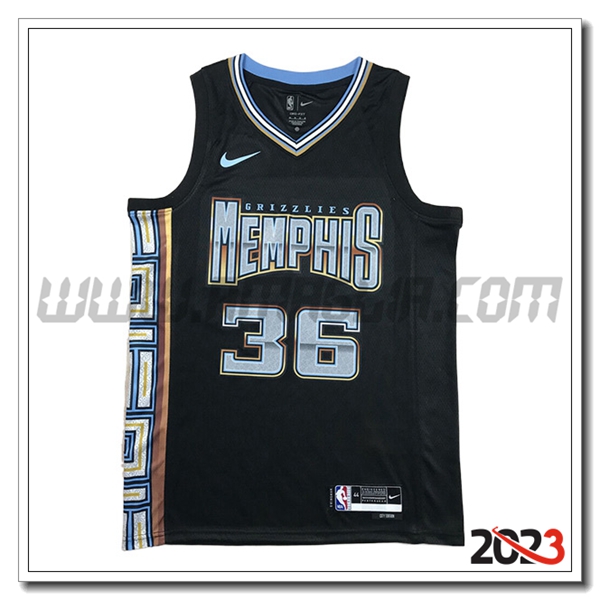 Maglia Memphis Grizzlies (SMART #36) 2023/24 Nero