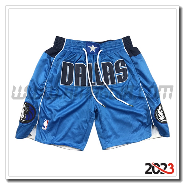 Pantalonicinis NBA Dallas Mavericks 2023/24 Blu