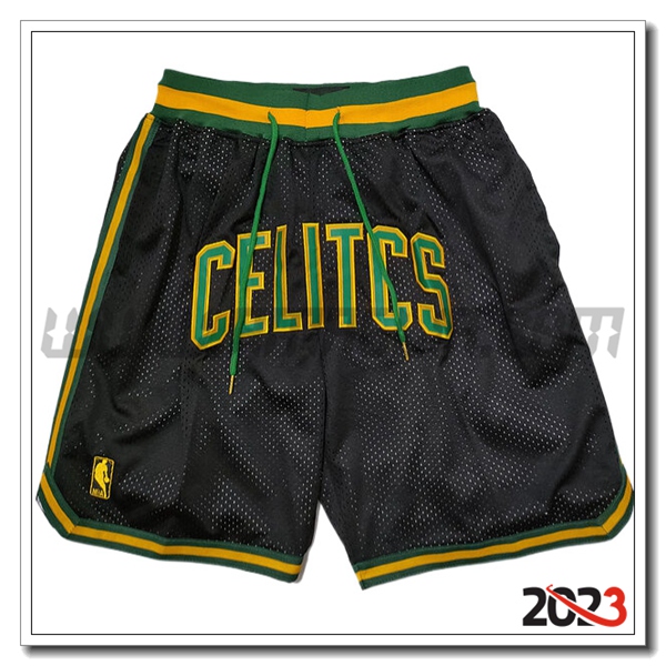 Pantalonicinis NBA Boston Celtics 2023/24 Nero
