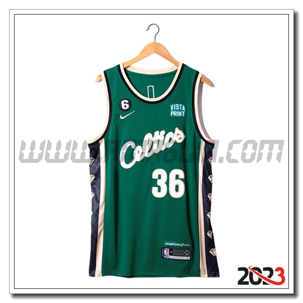 Maglia Boston Celtics (SMART #36) 2023/24 Verde