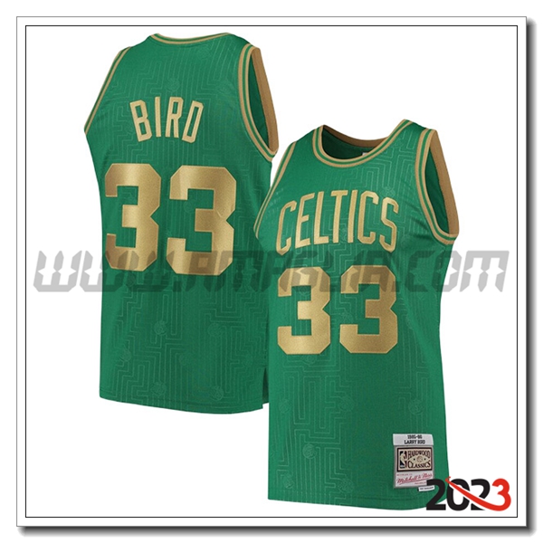 Maglia Boston Celtics (BIRD #33) 2023/24 Verde -02