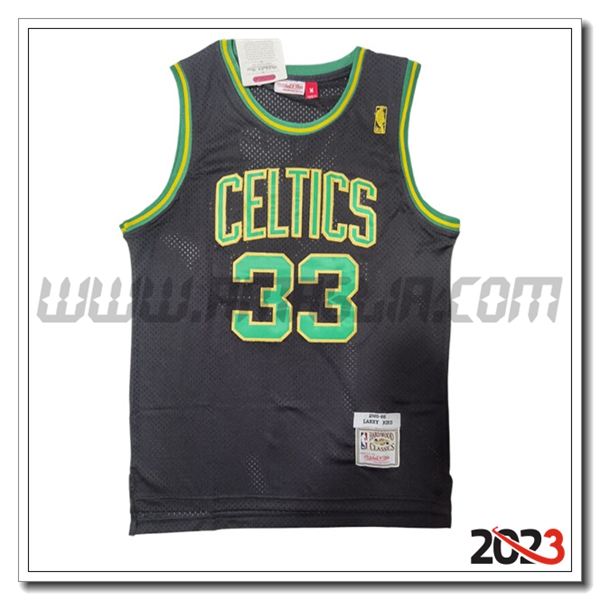 Maglia Boston Celtics (BIRD #33) 2023/24 Nero