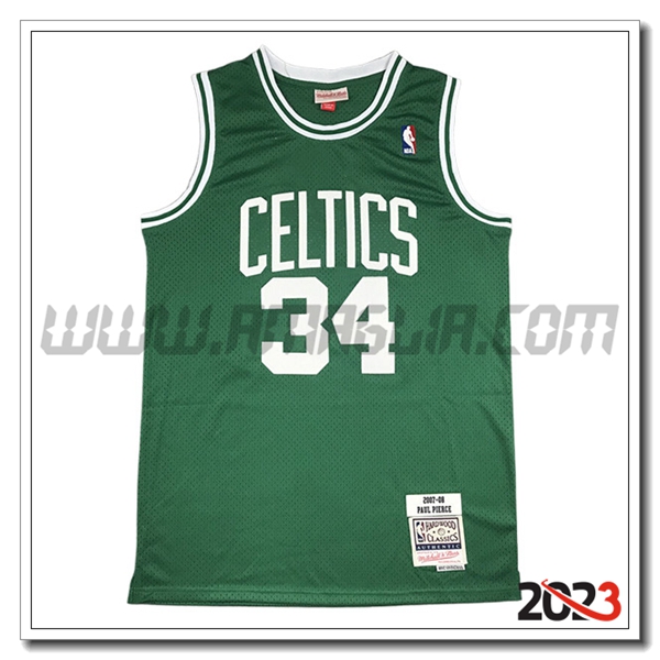 Maglia Boston Celtics (PIERCE #34) 2023/24 Verde