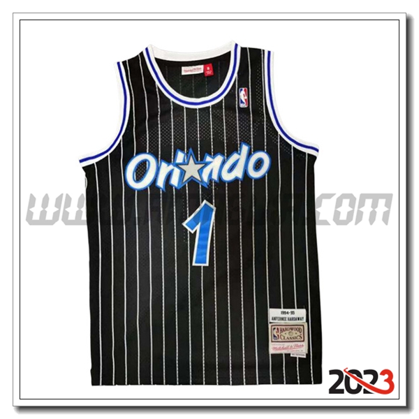 Maglia Orlando Magic (HARDAWAY #1) 2023/24 Nero -02