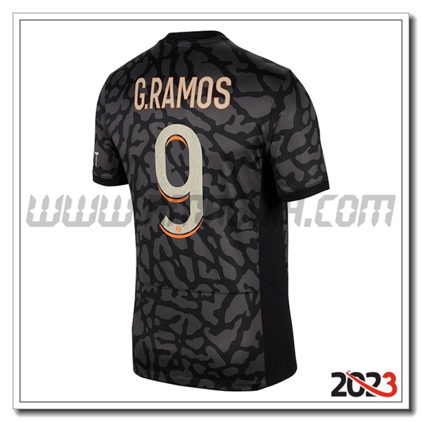 Terza Maglia Calcio PSG G.RAMOS #9 2023 2024