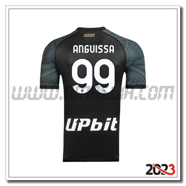 Terza Maglia Calcio SSC Napoli ANGUISSA #99 2023 2024