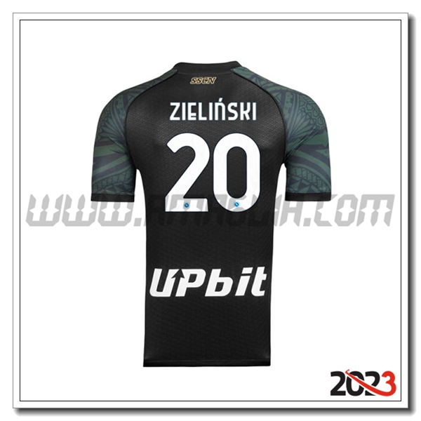 Terza Maglia Calcio SSC Napoli ZIELINSKI #20 2023 2024