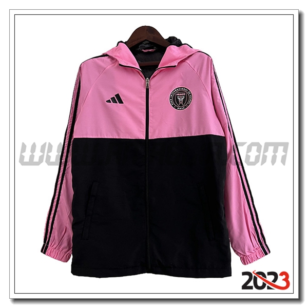 Giacca A Vento Inter Miami CF Rosa/Nero 2023 2024