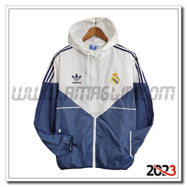 Giacca A Vento Real Madrid Bianco 2023 2024 -08
