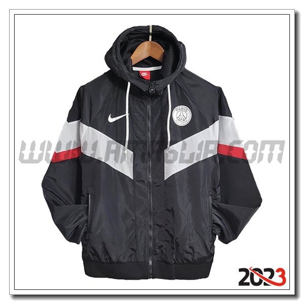 Giacca A Vento PSG Nero 2023 2024